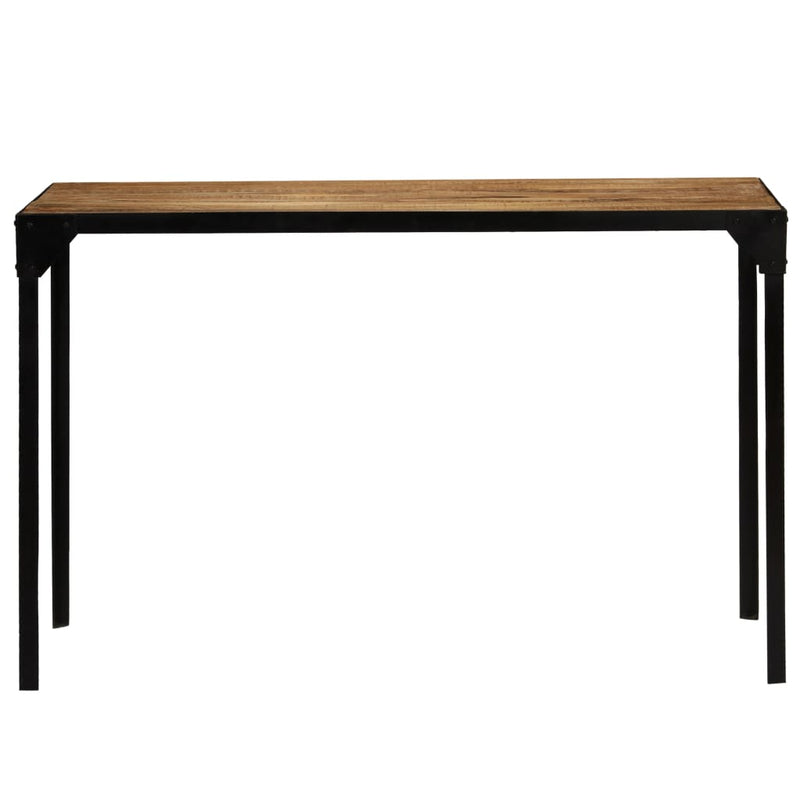 Dining_Table_Solid_Rough_Mange_Wood_and_Steel_120_cm_IMAGE_3_EAN:8718475626152