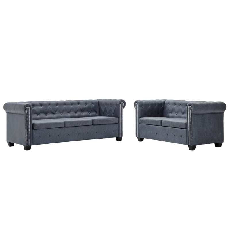 Chesterfield_Sofa_Set_Artificial_Suede_Leather_Grey_IMAGE_1_EAN:8718475612858