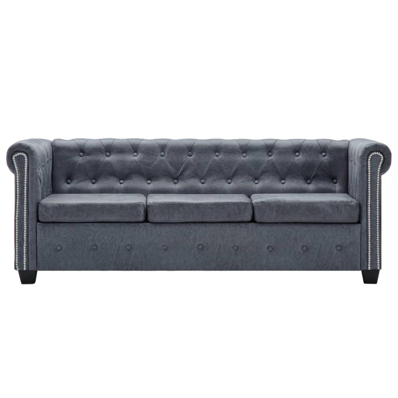 Chesterfield_Sofa_Set_Artificial_Suede_Leather_Grey_IMAGE_2_EAN:8718475612858