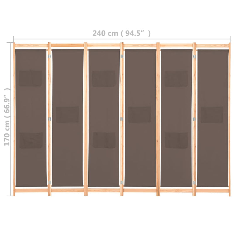 6-Panel_Room_Divider_Brown_240x170x4_cm_Fabric_IMAGE_8