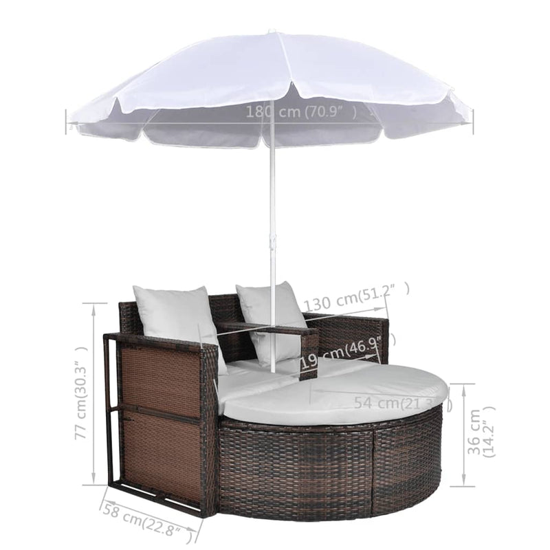 Garden_Bed_with_Parasol_Brown_Poly_Rattan_IMAGE_8