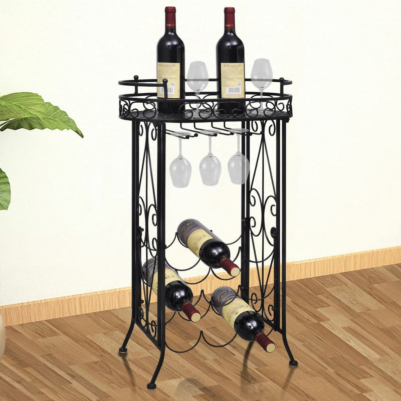 Wine_Rack_with_Glass_Holder_for_9_Bottles_Metal_IMAGE_1