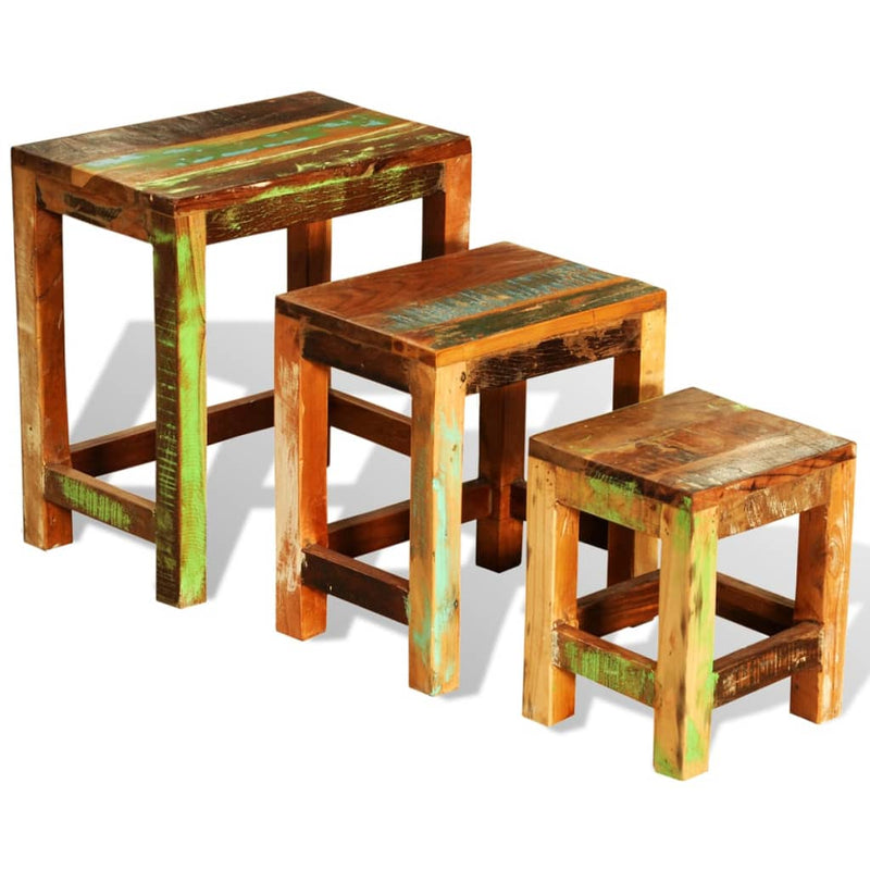 Nesting_Table_Set_3_Pieces_Vintage_Reclaimed_Wood_IMAGE_2