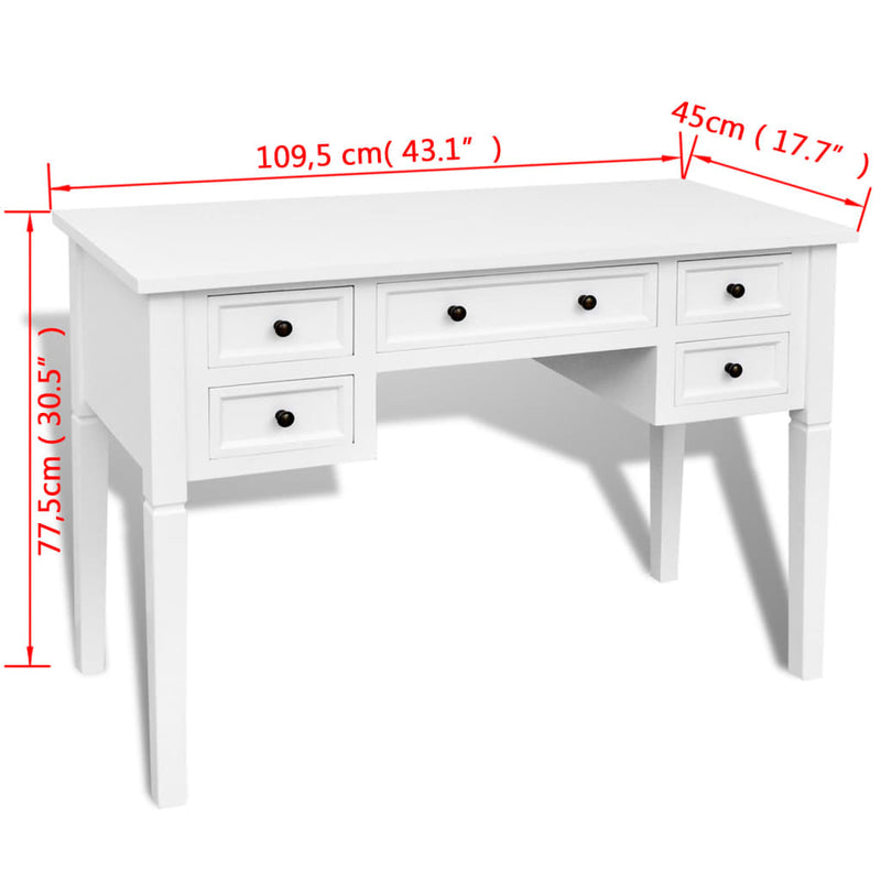 White_Writing_Desk_with_5_Drawers_IMAGE_6_EAN:8718475909293