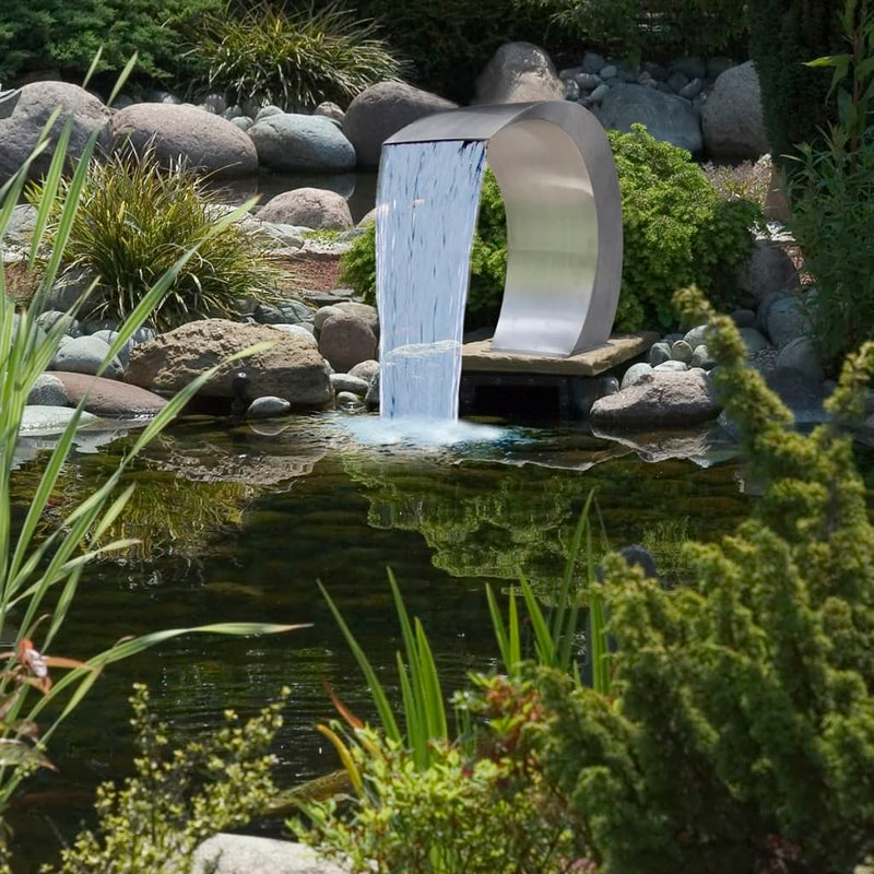 Garden_Waterfall_Pool_Fountain_Stainless_Steel_45x30x60_cm_IMAGE_5