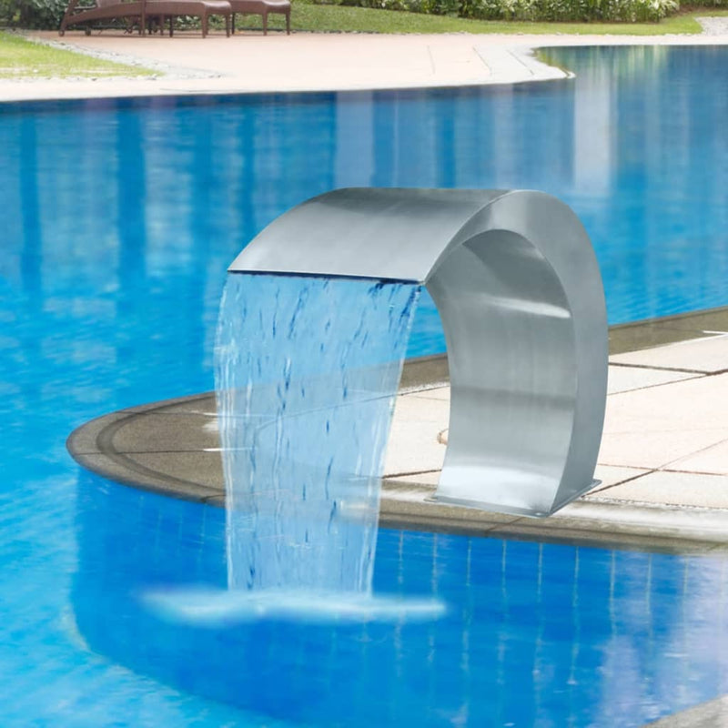 Garden_Waterfall_Pool_Fountain_Stainless_Steel_45x30x60_cm_IMAGE_1