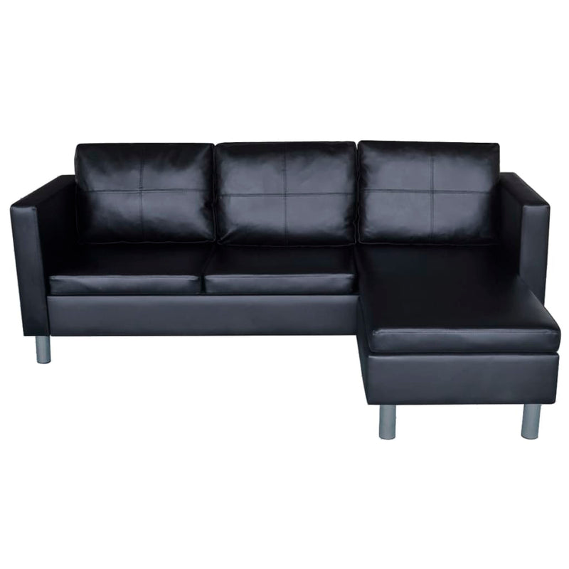 Sectional_Sofa_3-Seater_Artificial_Leather_Black_IMAGE_4_EAN:8718475923732