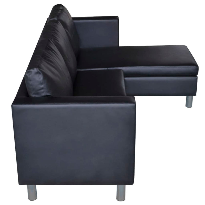 Sectional_Sofa_3-Seater_Artificial_Leather_Black_IMAGE_5_EAN:8718475923732