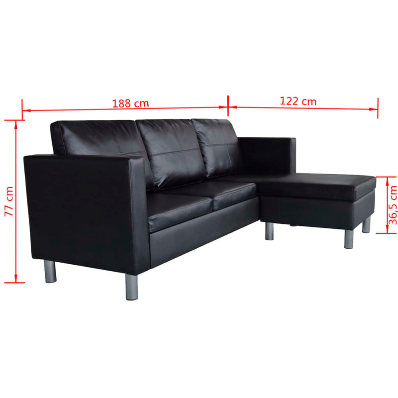 Sectional_Sofa_3-Seater_Artificial_Leather_Black_IMAGE_9_EAN:8718475923732