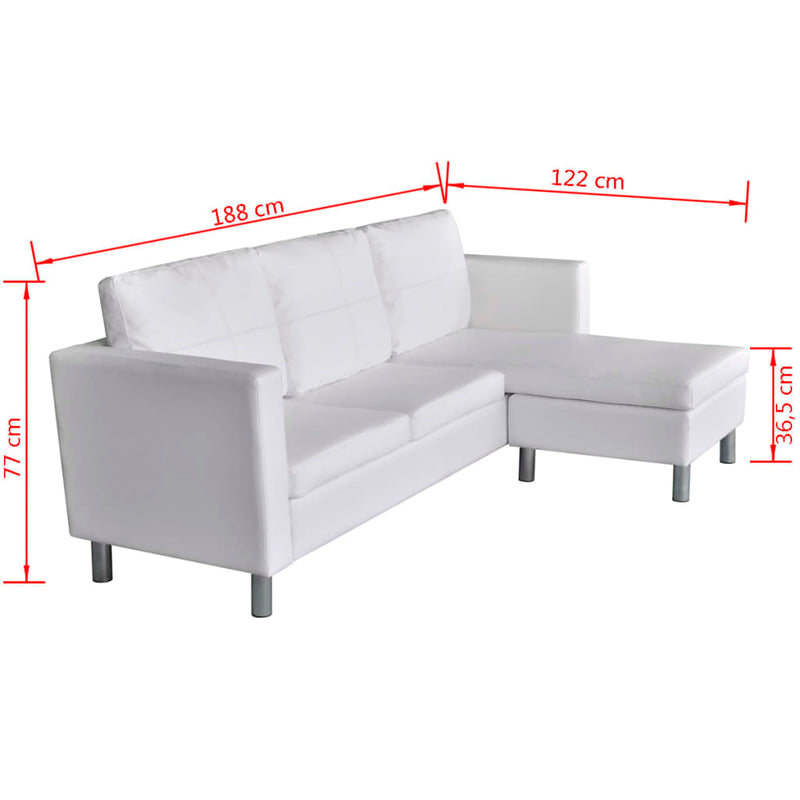 Sectional_Sofa_3-Seater_Artificial_Leather_White_IMAGE_9_EAN:8718475932284