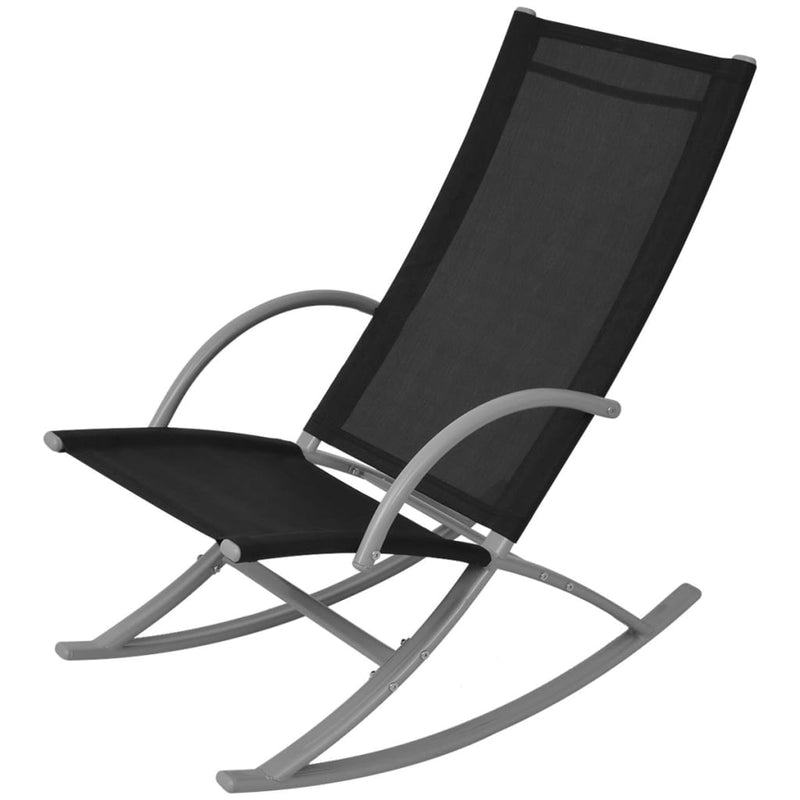 Garden_Rocking_Chairs_2_pcs_Steel_and_Textilene_Black_IMAGE_2