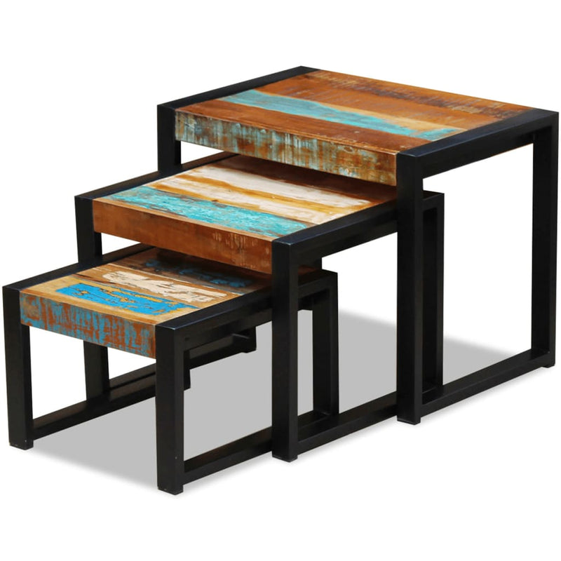 Three_Piece_Nesting_Tables_Solid_Reclaimed_Wood_IMAGE_2
