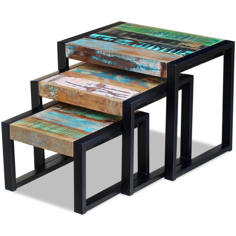 Three_Piece_Nesting_Tables_Solid_Reclaimed_Wood_IMAGE_3