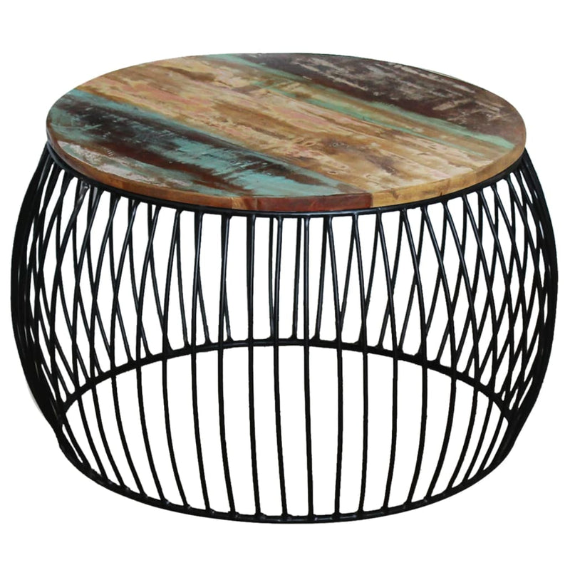 Coffee_Table_Round_Solid_Reclaimed_Wood_68x37_cm_IMAGE_1
