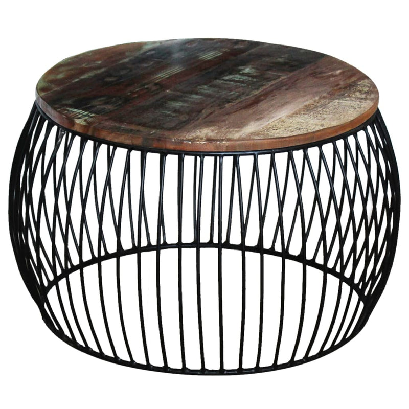 Coffee_Table_Round_Solid_Reclaimed_Wood_68x37_cm_IMAGE_2