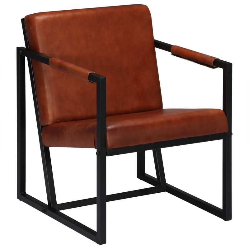 Armchair_Brown_Real_Leather_IMAGE_5