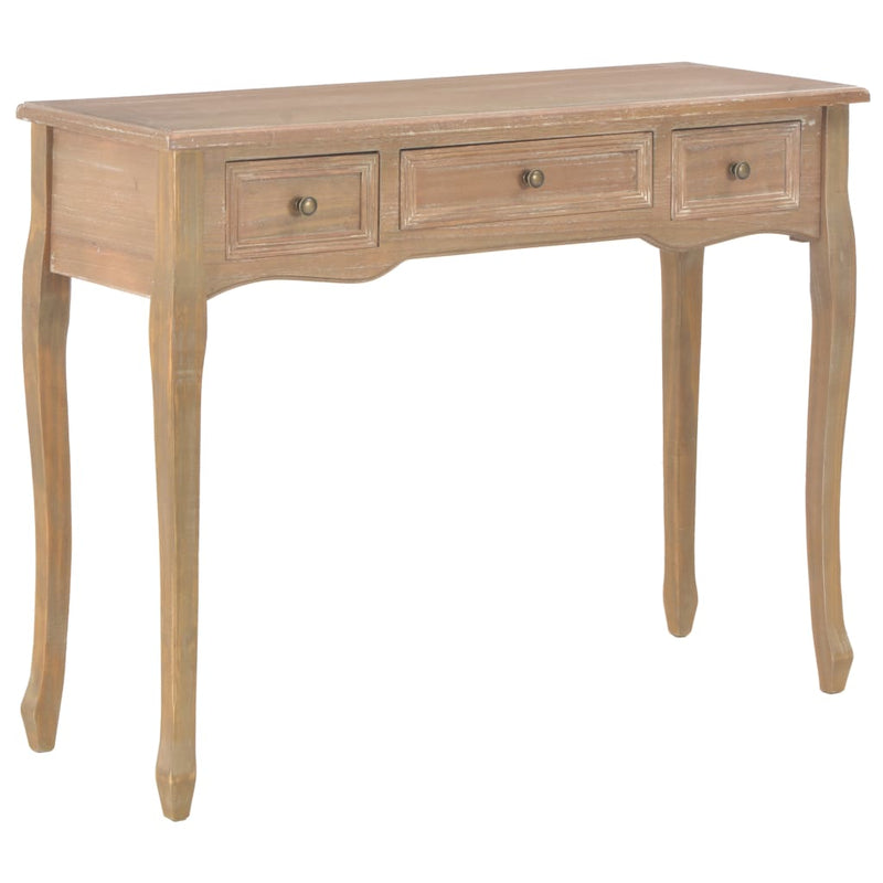 Dressing_Console_Table_with_3_Drawers_Brown_IMAGE_1