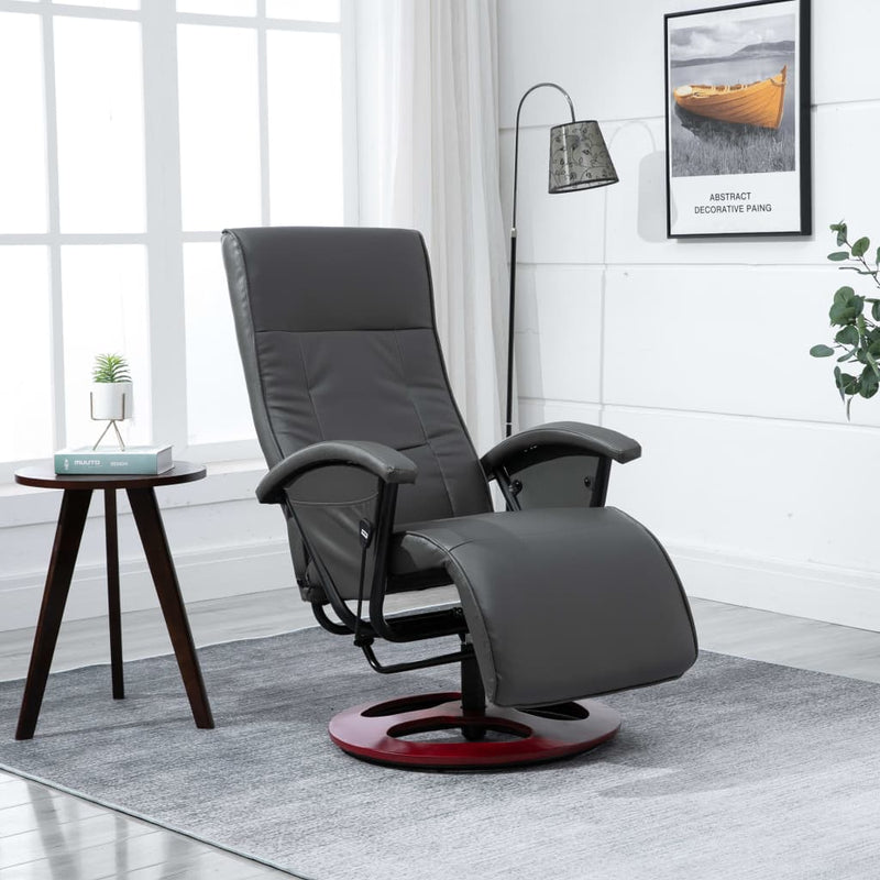 Swivel_TV_Armchair_Grey_Faux_Leather_IMAGE_1
