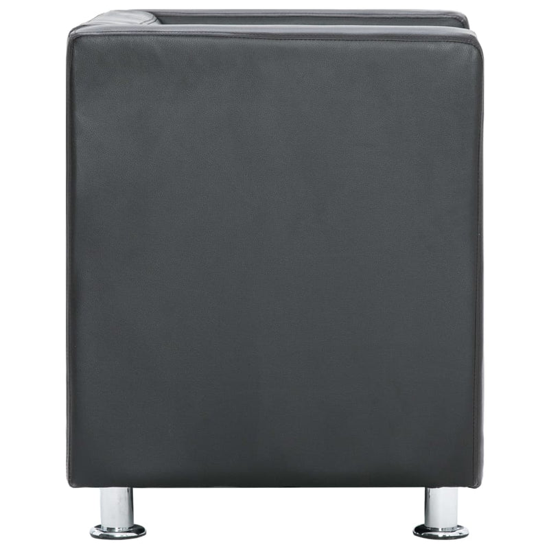 Cube_Armchair_Grey_Faux_Leather_IMAGE_4