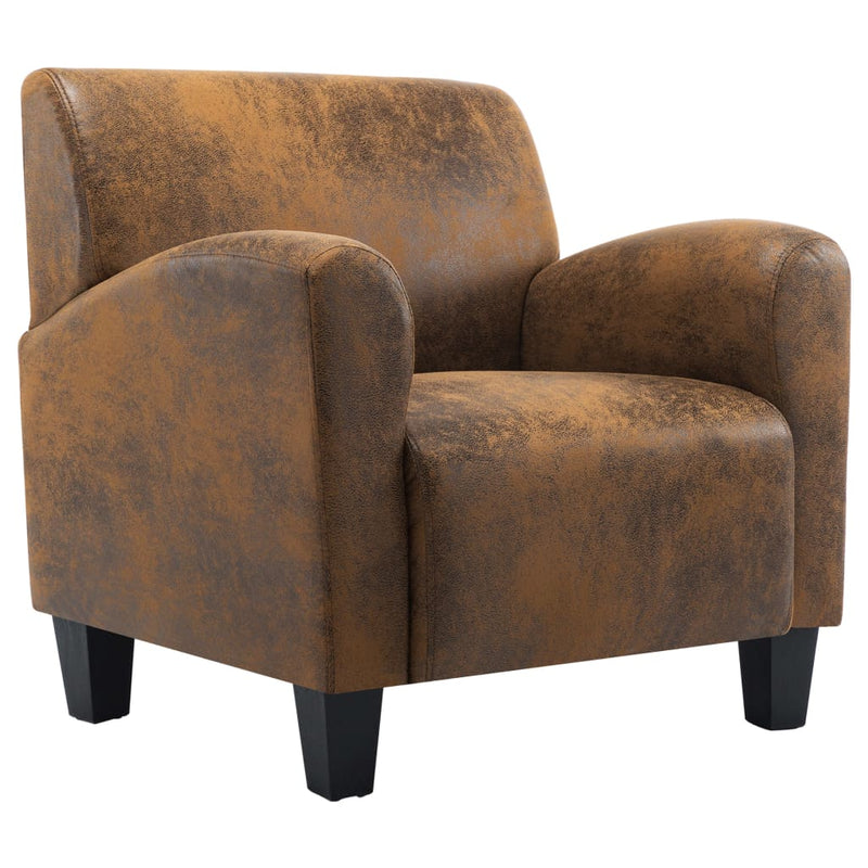 Sofa_Chair_Brown_Faux_Suede_Leather_IMAGE_2
