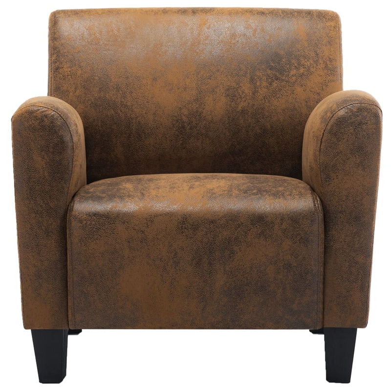 Sofa_Chair_Brown_Faux_Suede_Leather_IMAGE_3