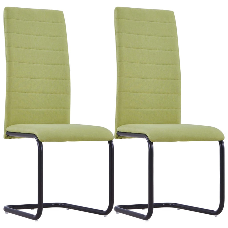Cantilever_Dining_Chairs_2_pcs_Green_Fabric_IMAGE_1