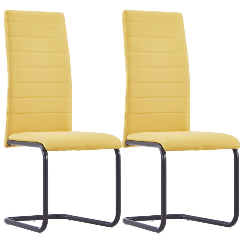 Cantilever_Dining_Chairs_2_pcs_Yellow_Fabric_IMAGE_1