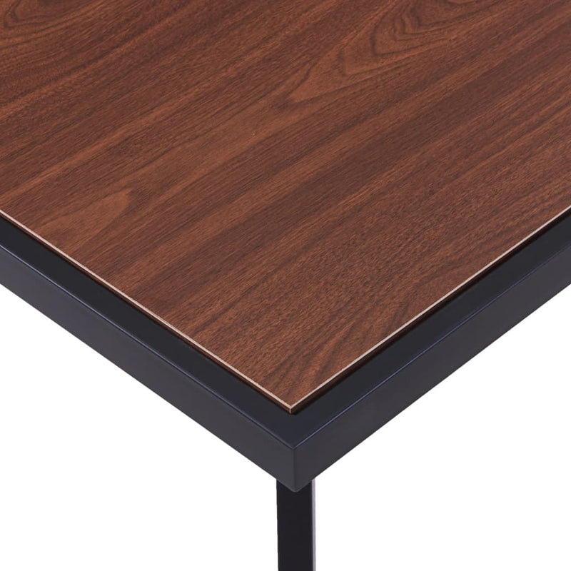 Dining_Table_Dark_Wood_and_Black_120x60x75_cm_MDF_IMAGE_4_EAN:8719883600635