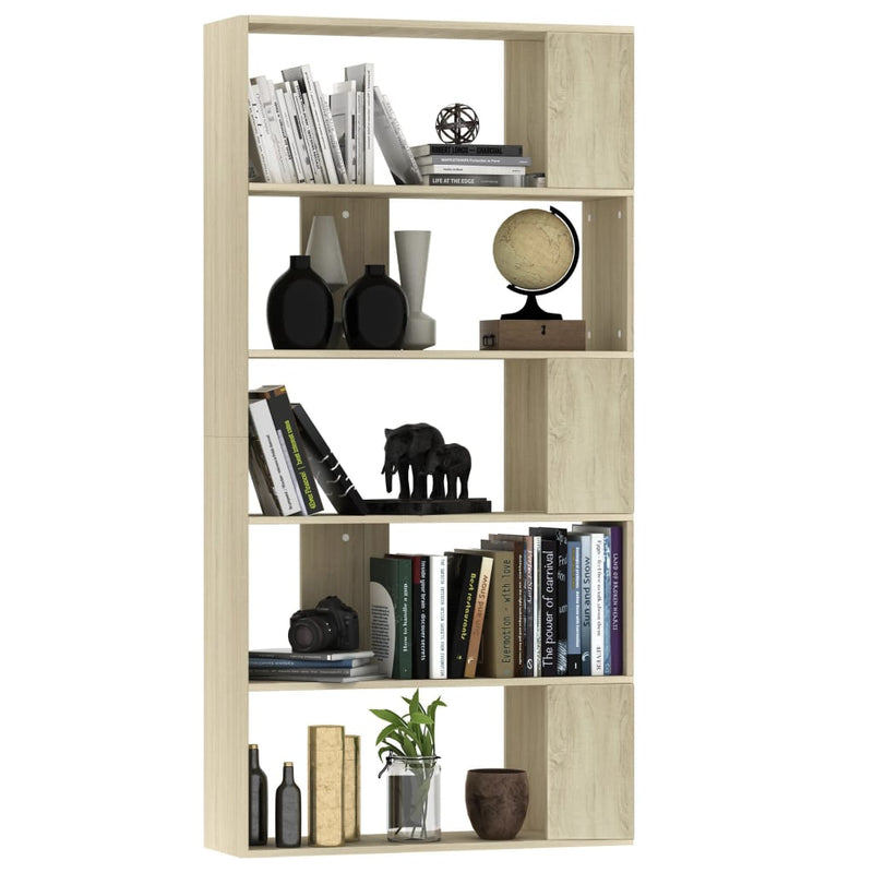 Book_Cabinet/Room_Divider_Sonoma_Oak_80x24x159_cm_Engineered_Wood_IMAGE_3