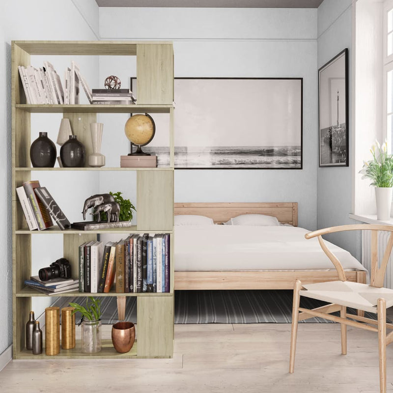 Book_Cabinet/Room_Divider_Sonoma_Oak_80x24x159_cm_Engineered_Wood_IMAGE_4