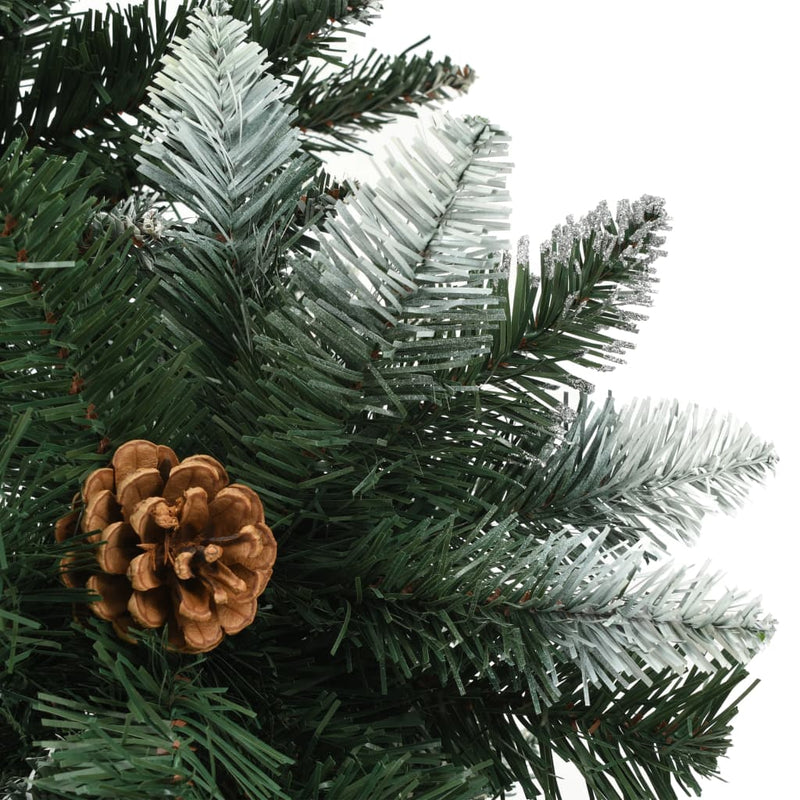 Artificial_Christmas_Tree_with_Pine_Cones_and_White_Glitter_210_cm_IMAGE_4