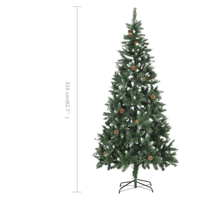 Artificial_Christmas_Tree_with_Pine_Cones_and_White_Glitter_210_cm_IMAGE_7