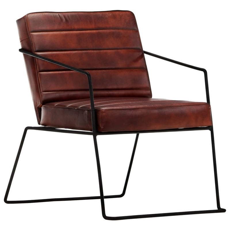 Armchair_Dark_Brown_Real_Leather_IMAGE_1