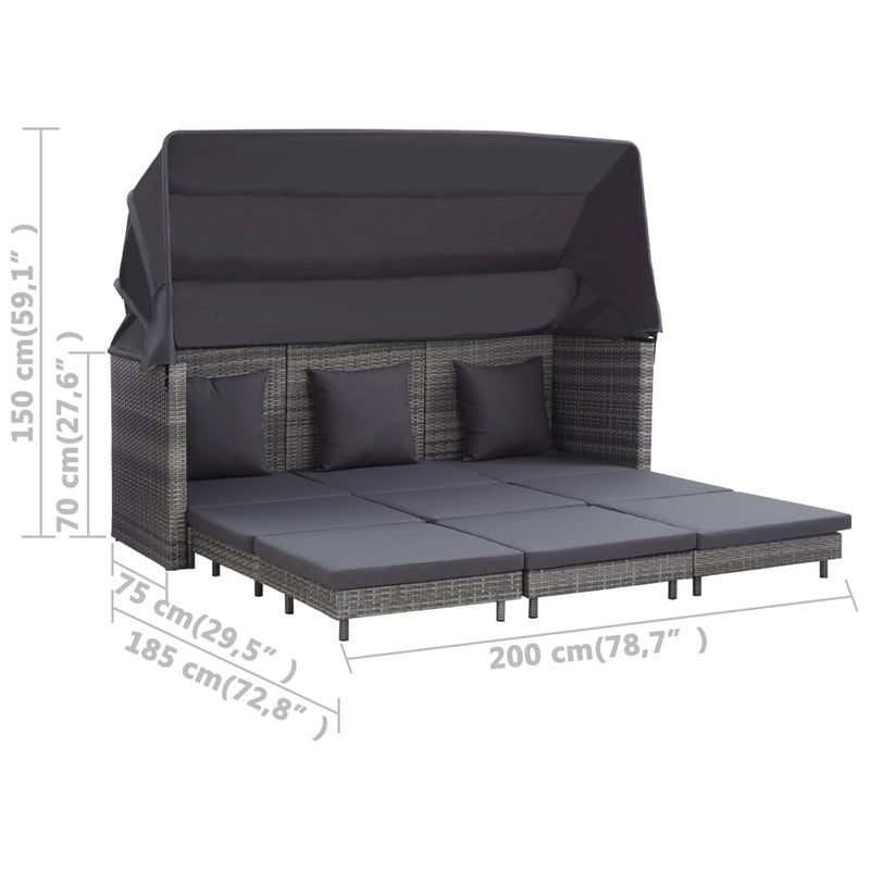 Extendable_3-Seater_Sofa_Bed_with_Roof_Poly_Rattan_Grey_IMAGE_9_EAN:8719883726410