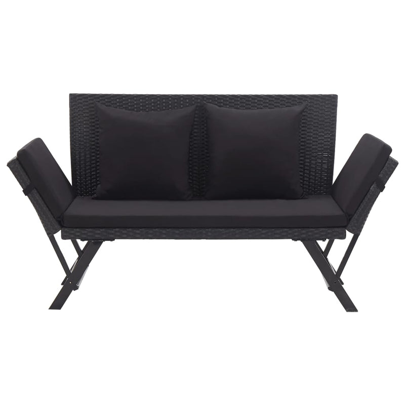 Garden_Bench_with_Cushions_176_cm_Black_Poly_Rattan_IMAGE_2_EAN:8719883729329