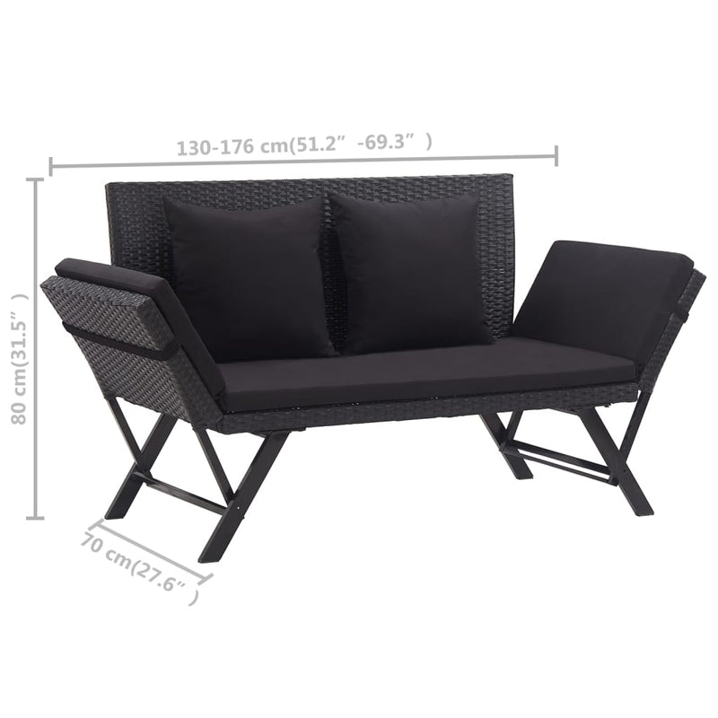 Garden_Bench_with_Cushions_176_cm_Black_Poly_Rattan_IMAGE_10_EAN:8719883729329