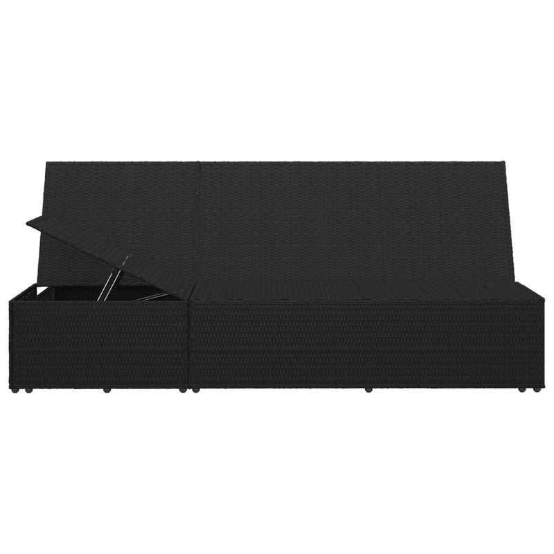 Convertible_Sun_Bed_with_Cushion_Poly_Rattan_Black_IMAGE_4