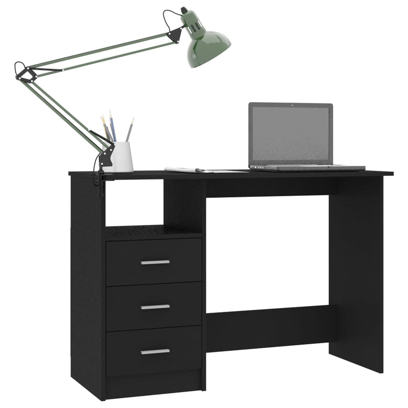 Desk_with_Drawers_Black_110x50x76_cm_Engineered_Wood_IMAGE_3_EAN:8719883739564