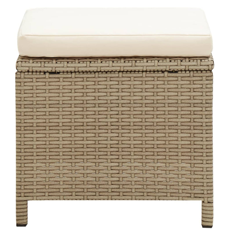 Garden_Stools_2_pcs_with_Cushions_Poly_Rattan_Beige_IMAGE_4