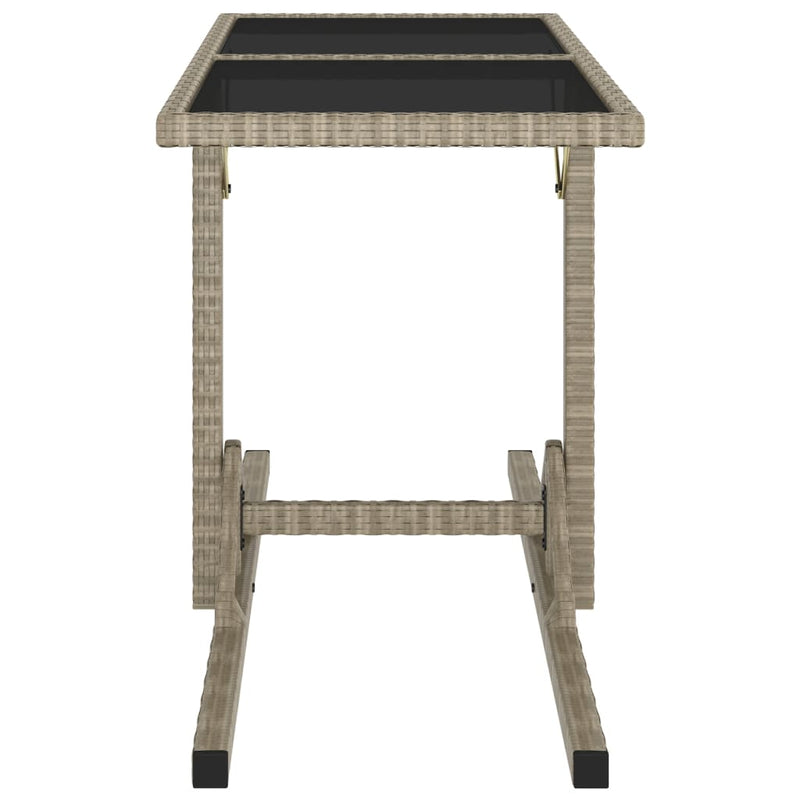 Garden_Table_Beige_110x53x72_cm_Glass_and_Poly_Rattan_IMAGE_3