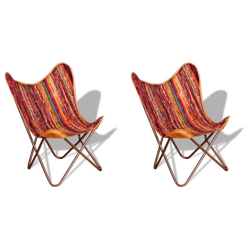 Butterfly_Chairs_2_pcs_Multicolour_Chindi_Fabric_IMAGE_1