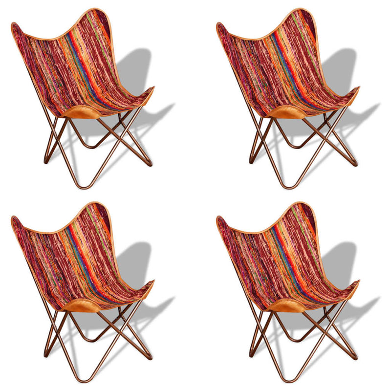 Butterfly_Chairs_4_pcs_Multicolour_Chindi_Fabric_IMAGE_1