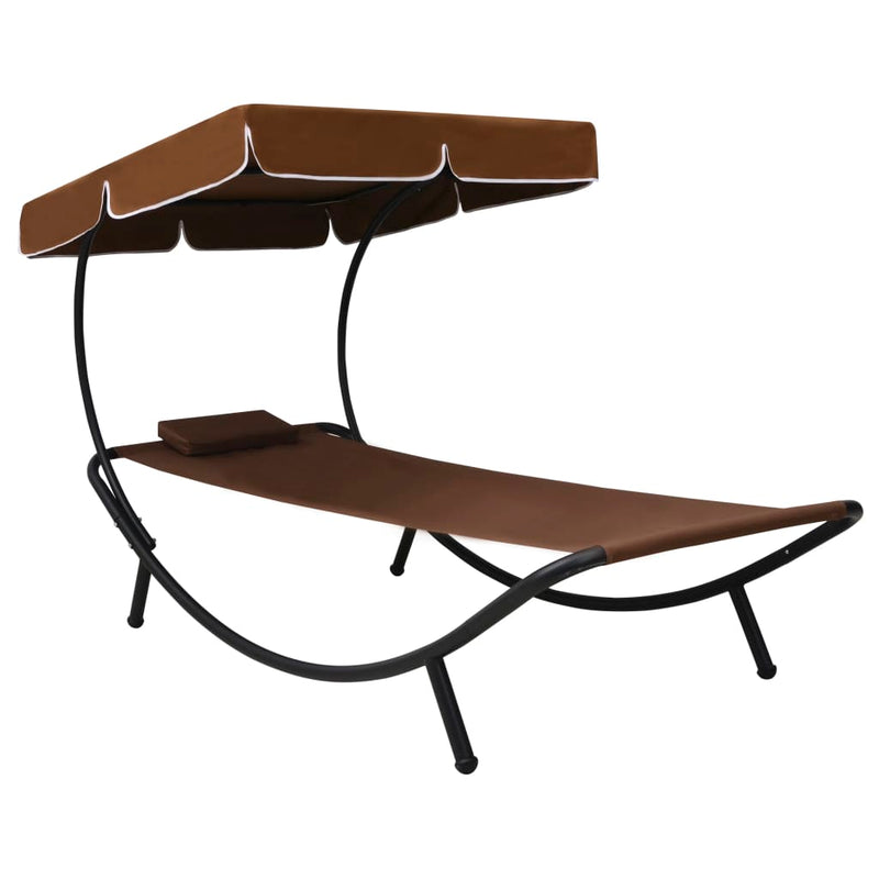 Outdoor_Lounge_Bed_with_Canopy_&_Pillow_Brown_IMAGE_1