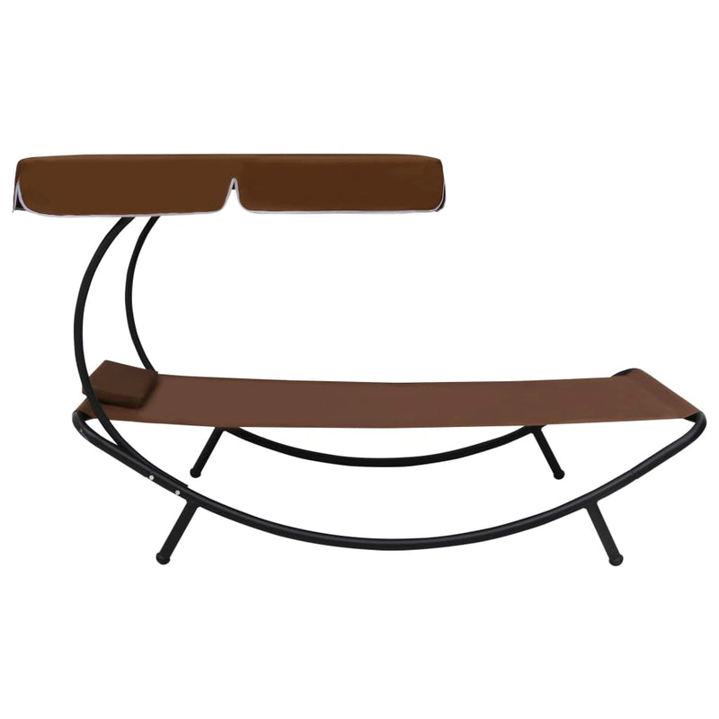 Outdoor_Lounge_Bed_with_Canopy_&_Pillow_Brown_IMAGE_2