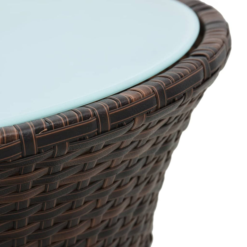 Garden_Side_Table_Drum_Shape_Brown_Poly_Rattan_IMAGE_3