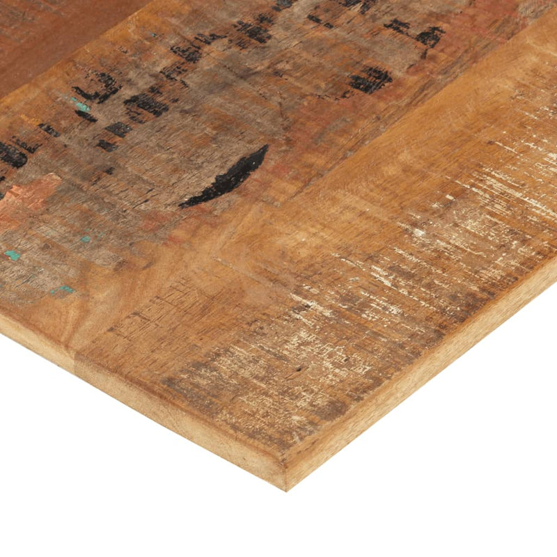Rectangular Table Top 70x90 cm 15-16 mm Solid Wood Reclaimed