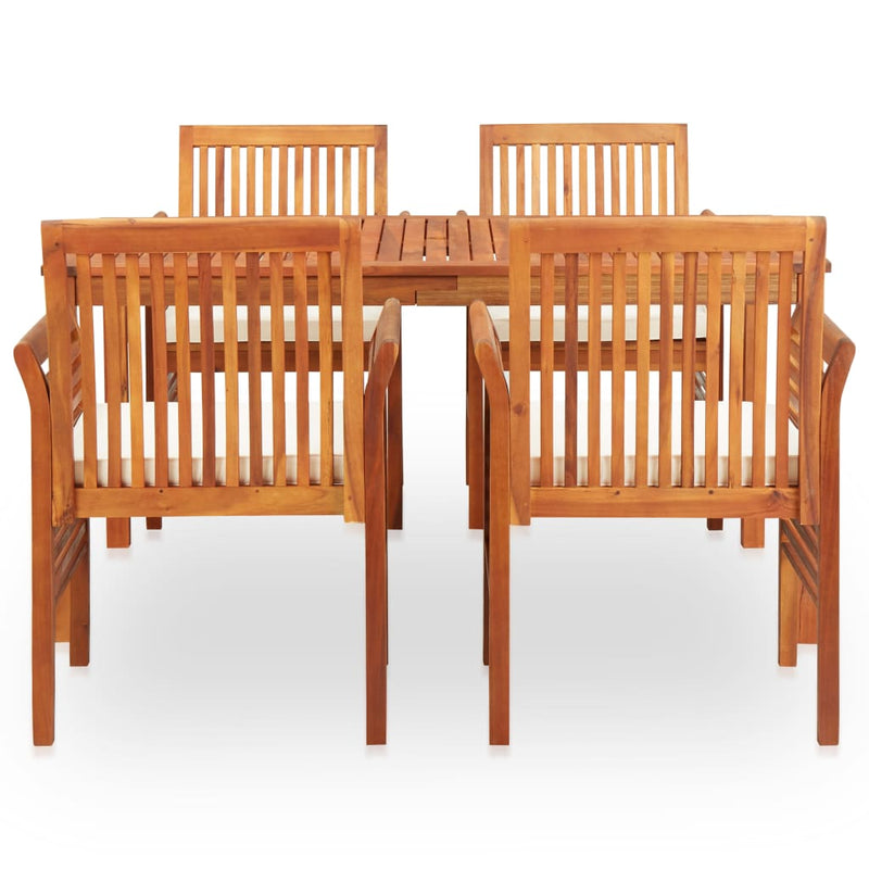 5_Piece_Outdoor_Dining_Set_with_Cushions_Solid_Wood_Acacia_IMAGE_3