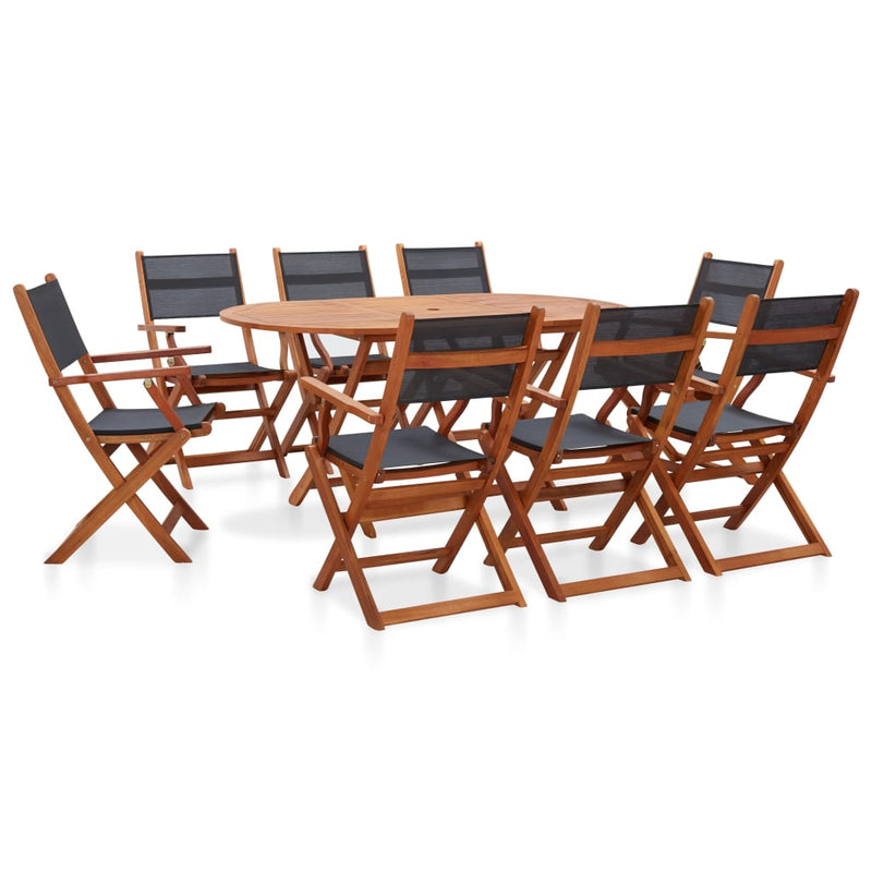 9_Piece_Outdoor_Dining_Set_Solid_Eucalyptus_Wood_and_Textilene_IMAGE_1