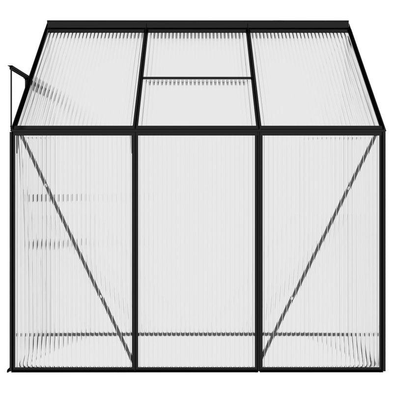 Greenhouse Anthracite Aluminium 3.8 m³