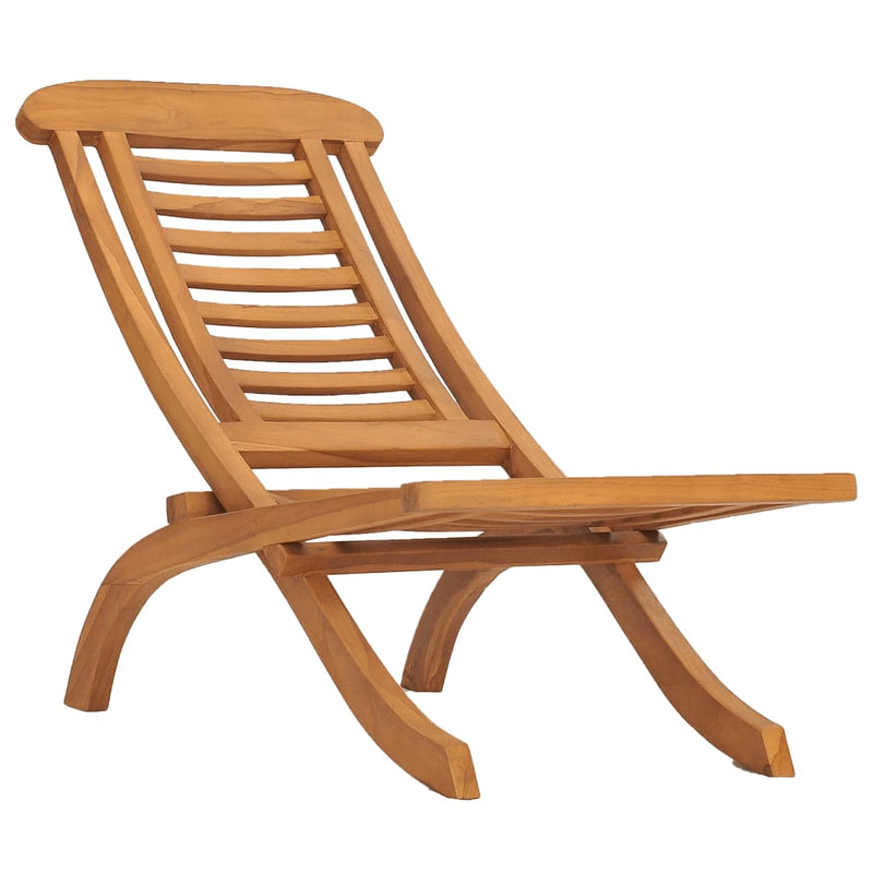 Folding Garden Chair Solid Teak Wood